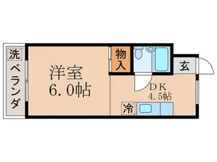 シャトレ森田【3階】の間取り