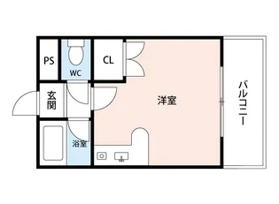 ビスタ千里丘V【2階】の間取り