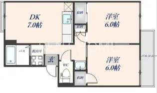 セゾンドミール【2階】の間取り
