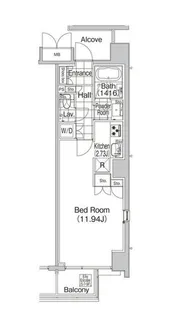 L’GENTE VALU 麻布十番【6階】の間取り