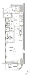 ヴォーガコルテ東京スカイツリー【4階】の間取り