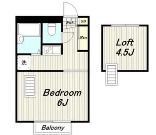 レオパレスALBA(13865)【2階】の間取り