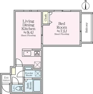 Colina Alta【1階】の間取り