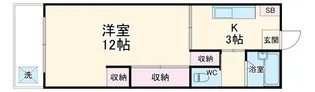 サガミ大銀マンション【5階】の間取り