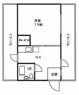 得々ビル【4階】の間取り