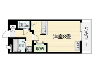 小松原レジデンス【8階】の間取り