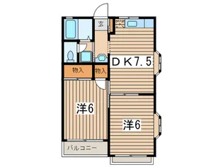 ア-バンハイツ【2階】の間取り