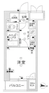 スカイコート日本橋第5【2階】の間取り