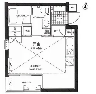 カーサ・デル・ソル小石川【2階】の間取り