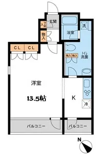 FLEG赤坂【2階】の間取り