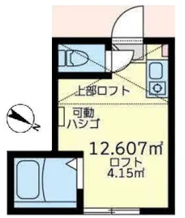 ユナイト中浜アンジェリーナ【2階】の間取り