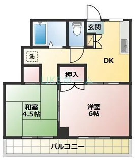 コスモス前原【2階】の間取り
