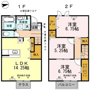 ラグナヴェール IIIの間取り
