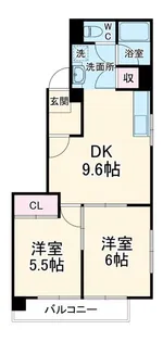 コーラル志賀【3階】の間取り