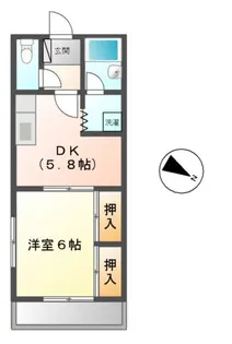 メゾンMITSUI【2階】の間取り