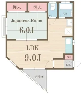 第二はつみ荘【1階】の間取り