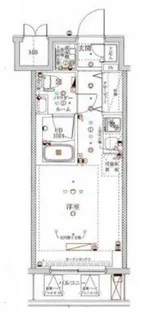クラリッサ川崎ブルーノ【6階】の間取り