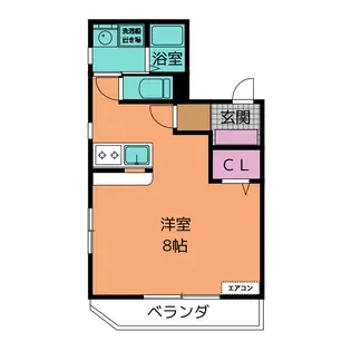 ウエルス前後【2階】の間取り