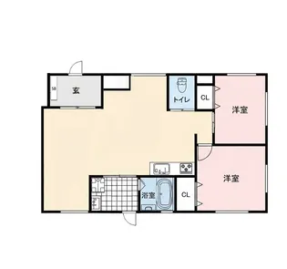 矢切屋マンション【1階】の間取り