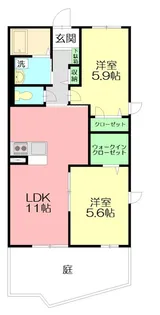 アンビエンテC【1階】の間取り
