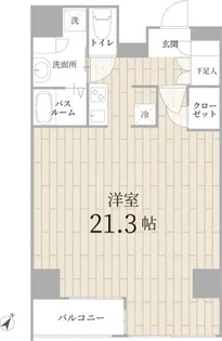 テラス銀座【8階】の間取り