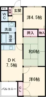 ラフォーレ天神【2階】の間取り