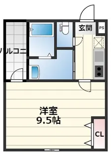 フジパレス豊里5番館【3階】の間取り