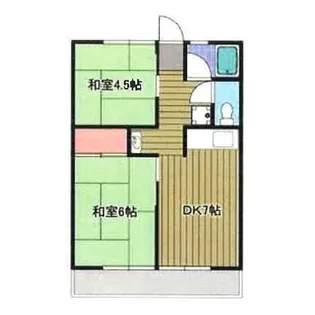 シティハイムスズキ【1階】の間取り