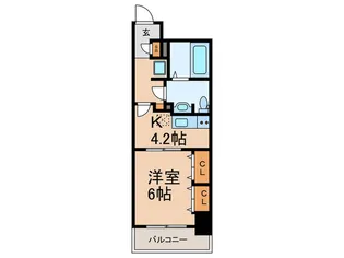 ワコーレ六甲道オービット2【3階】の間取り