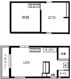 アフェット津田沼ミューズ【2階】の間取り