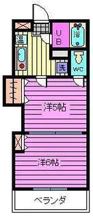レジデンスカープ大宮【3階】の間取り