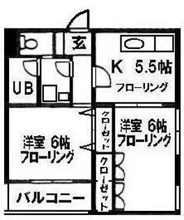 グリンピア亀戸【3階】の間取り