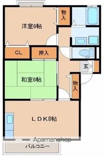 シンシアン【2階】の間取り