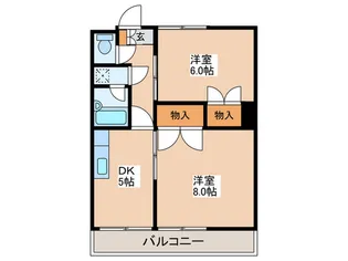 ソシアドエル【5階】の間取り