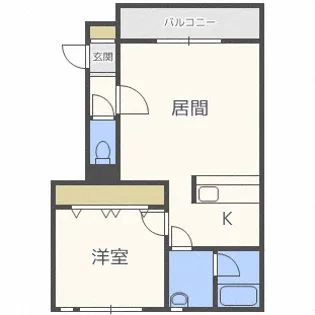 ウィンブルーIII【2階】の間取り