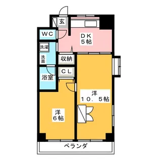 第3TKKレジデンス【5階】の間取り