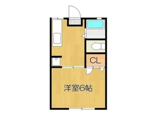 シャテランゼカリン【2階】の間取り