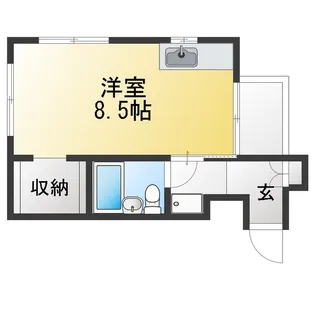 堀ビル【5階】の間取り
