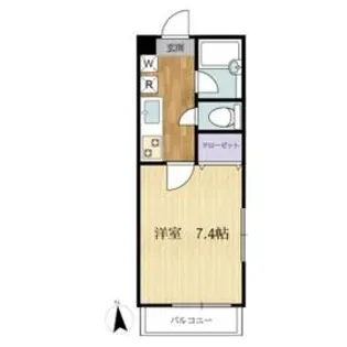 クレスタ春日町【2階】の間取り