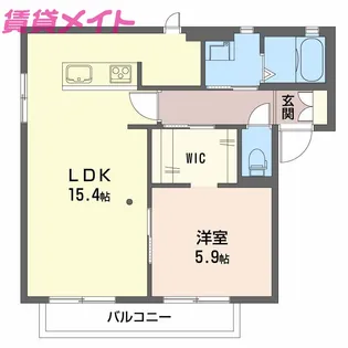 エスペランサ II【1階】の間取り