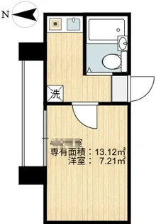 シャンテ両国II【4階】の間取り