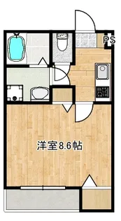 アネシス大森【1階】の間取り