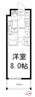 ハーモニーレジデンス新宿御苑 THE EAST【5階】の間取り
