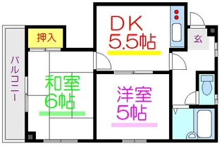 コーポ佐藤【2階】の間取り