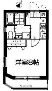 ディアコート目黒【4階】の間取り