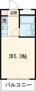 ヴィクトリアキソーマンション用賀【4階】の間取り