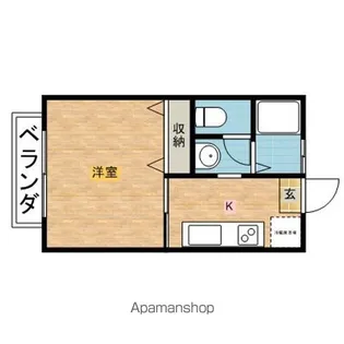 ラフォンテ・チャオ3rd4th【1階】の間取り