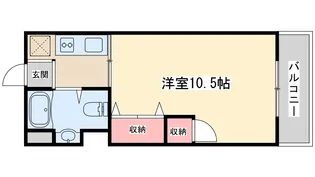 新大阪第1ダイヤモンドマンション【10階】の間取り
