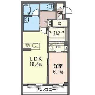 プロシード【1階】の間取り