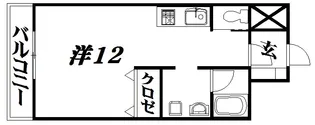 Avenue大工町【8階】の間取り